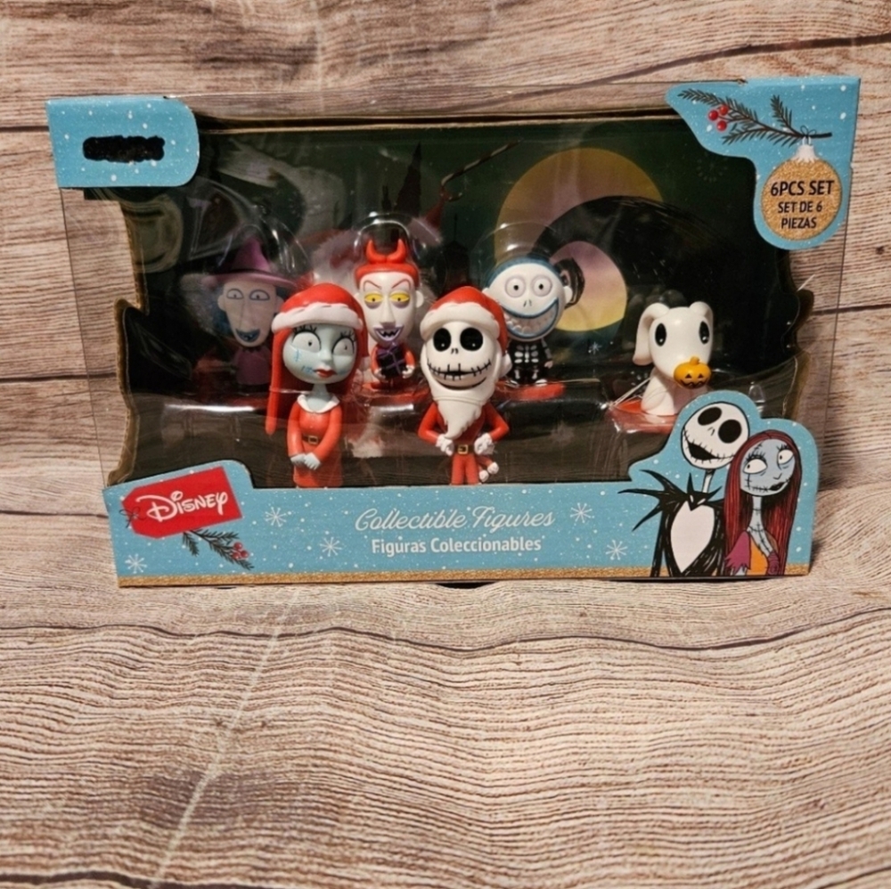 Disney Nightmare Before Christmas collectible figurines 6 pc set